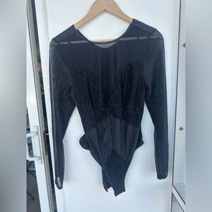 Mesh and Lace Bodysuit
